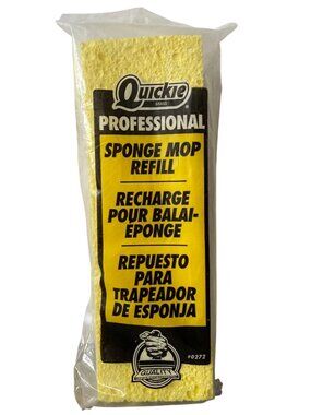 Quickie Jumbo Professional Sponge Mop Refill #0272 Quick Lok Refill 2001 New
